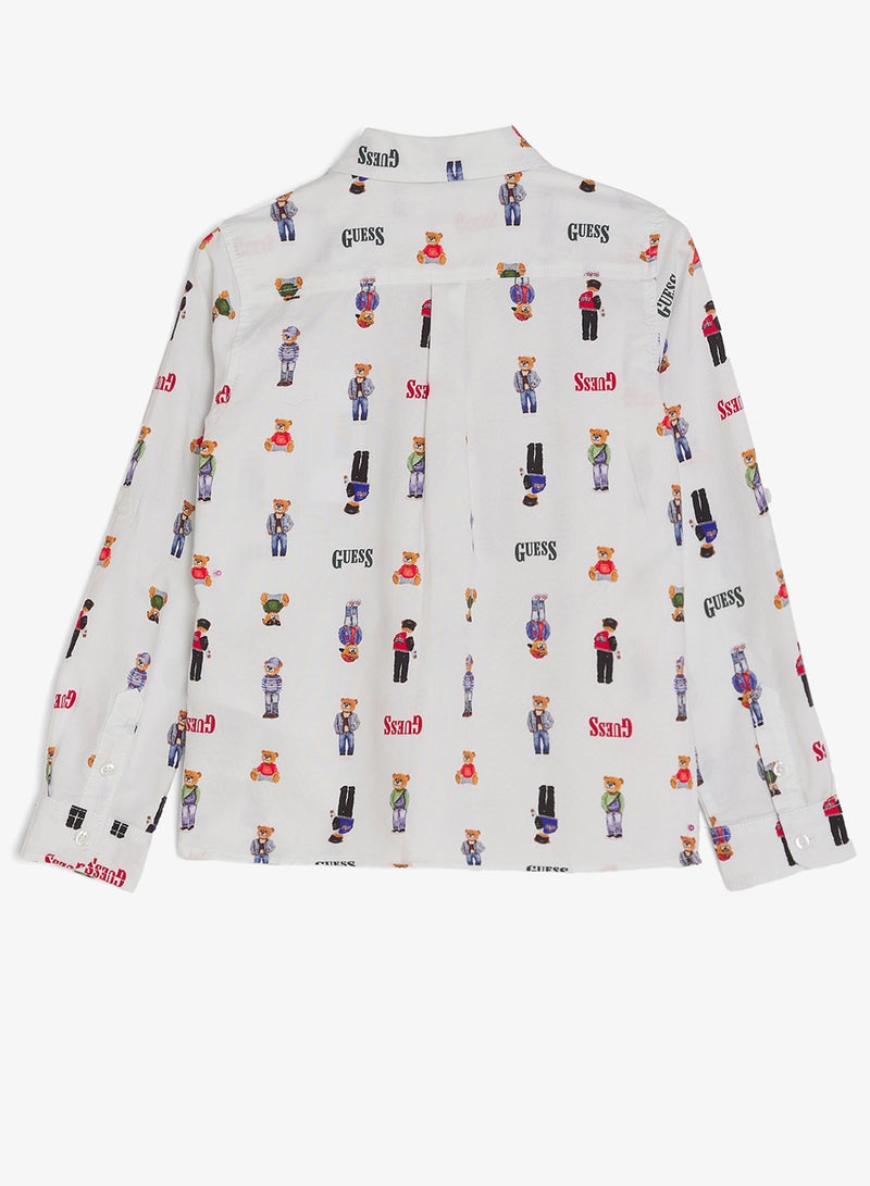 جس قميص أطفال بأكمام طويلة مطبوع - Image 2